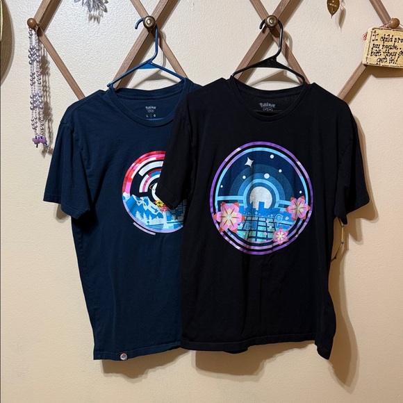 Pokemon Other - Pokemon Black Tee with Vibrant Circular Design
